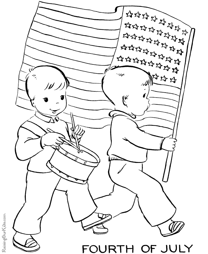 fourth of july coloring pages for kids. 4th of July coloring pages