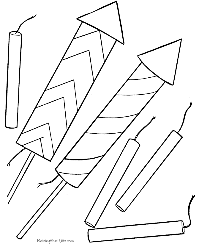 Fourth of July coloring pages for kid