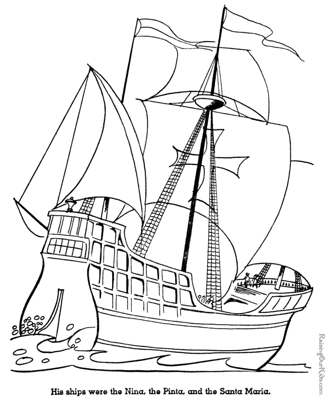 Pics Photos  Christopher Columbus Coloring Pages