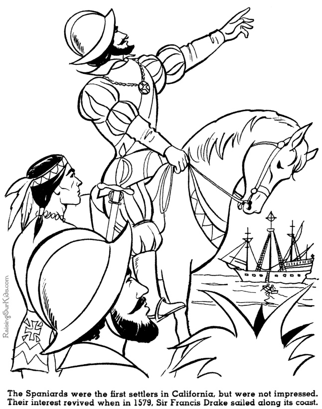 history coloring pages - photo #28
