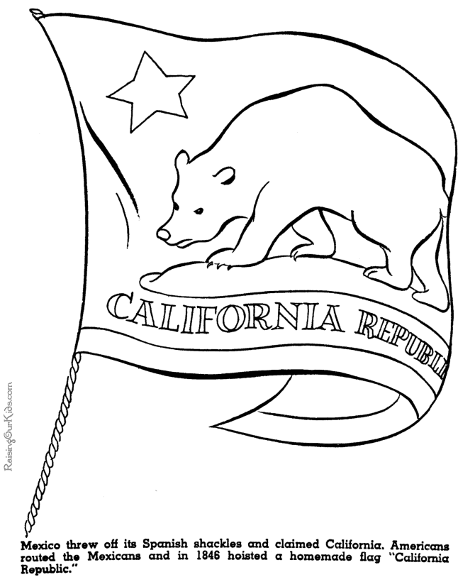 california map coloring pages for kids - photo #20