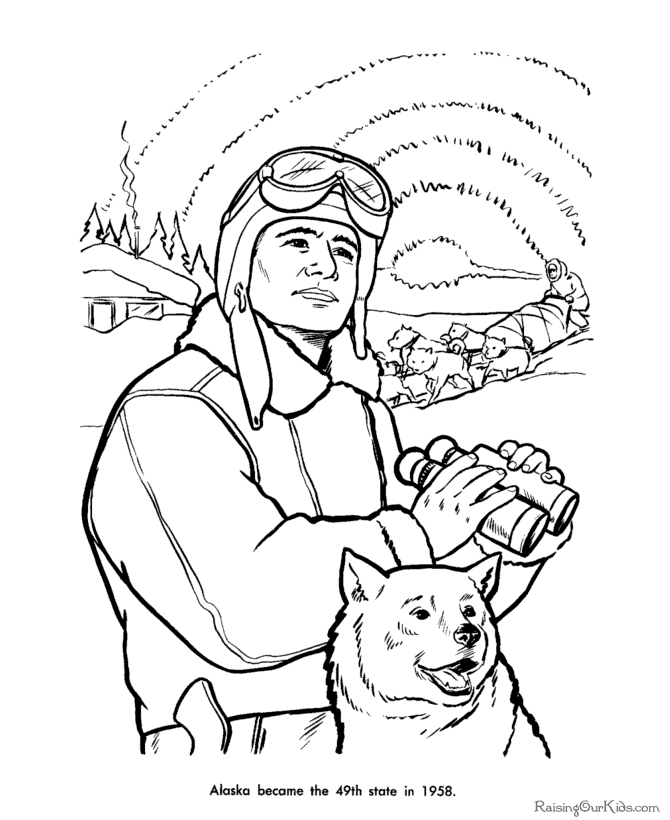 iditarod coloring pages for kid - photo #13