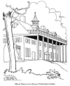Mount Vernon picture to color
