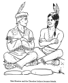 American native history coloring pages