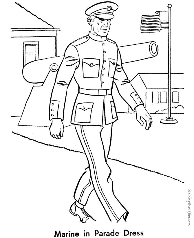 Free marine coloring pages