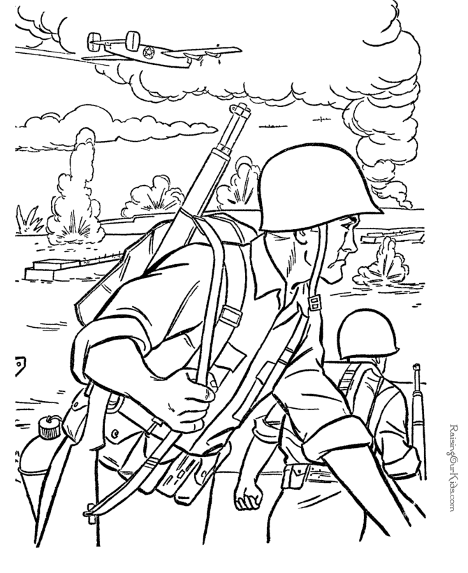 Revolutionary War Soldier Coloring Pages