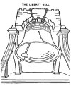 Liberty Bell coloring pages