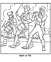 Spirit of 76 coloring page to print