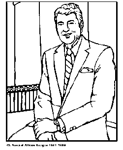 President coloring pages