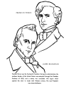James Buchanan facts and coloring page