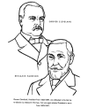 Grover Cleveland facts and coloring page